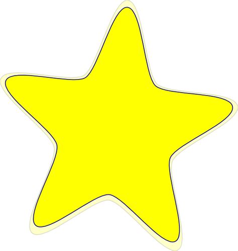 yellow star cartoon|bright yellow star clip art.